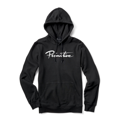 Poleron primitive script black