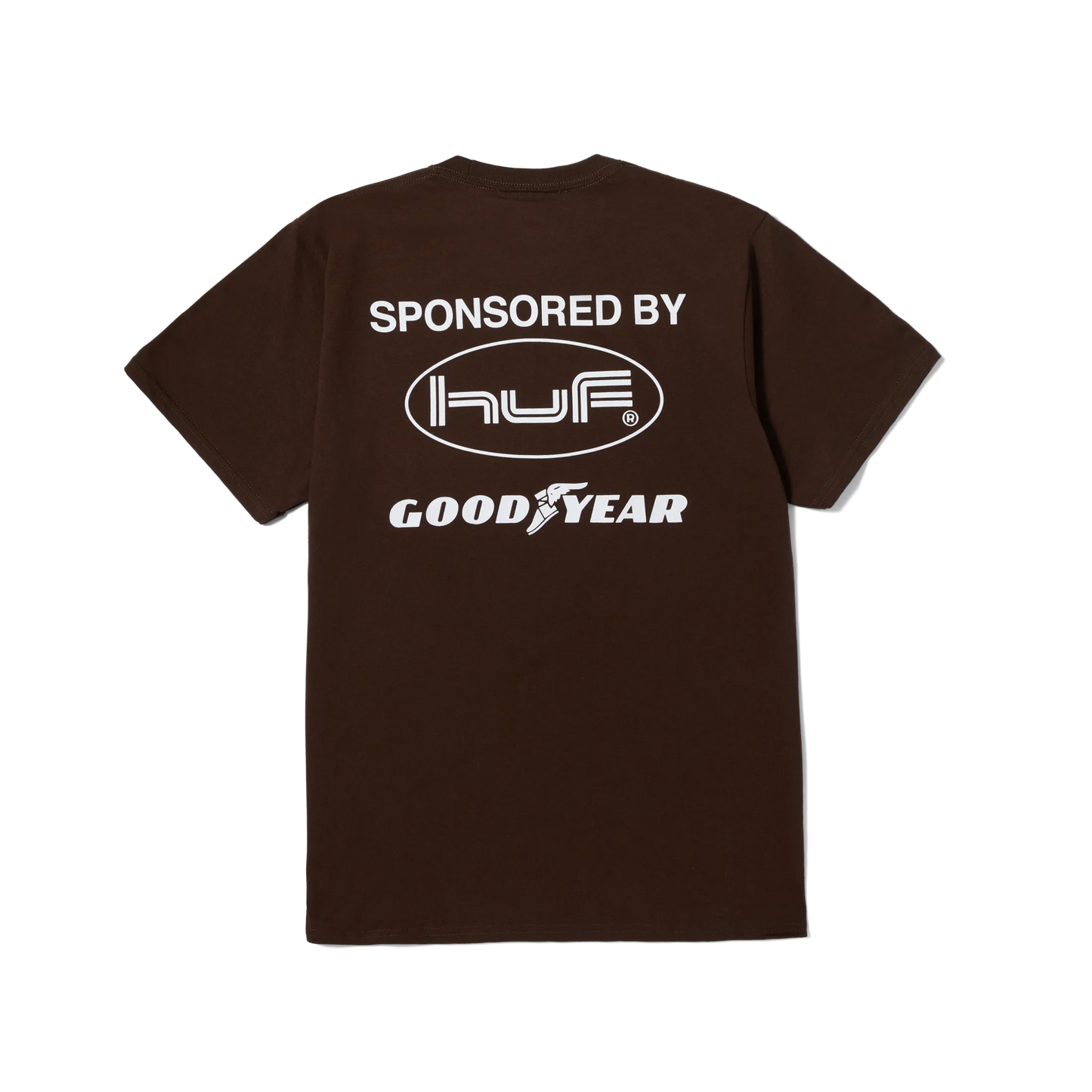 Polera HUF X GOODYEAR SKYLINE R34 Chocolate