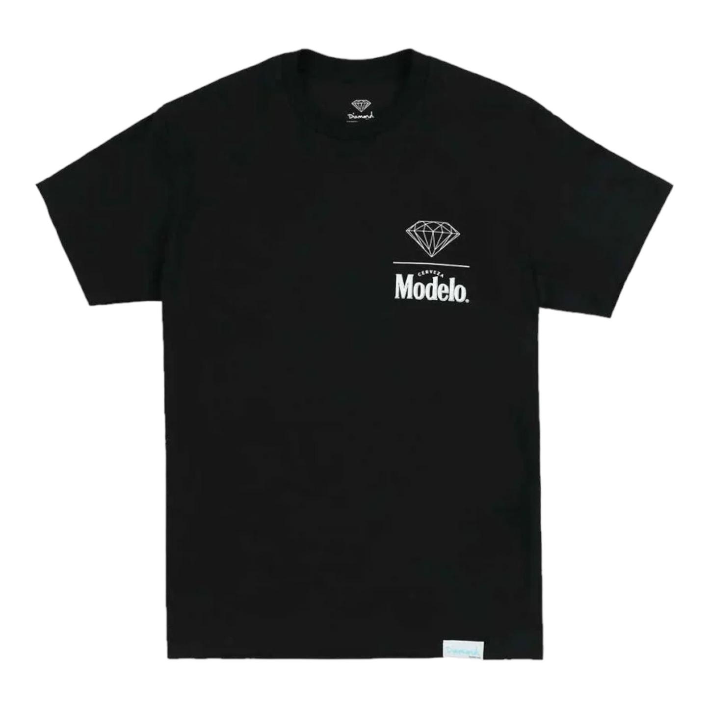 Polera Diamond x Cerveza Stacked Negra