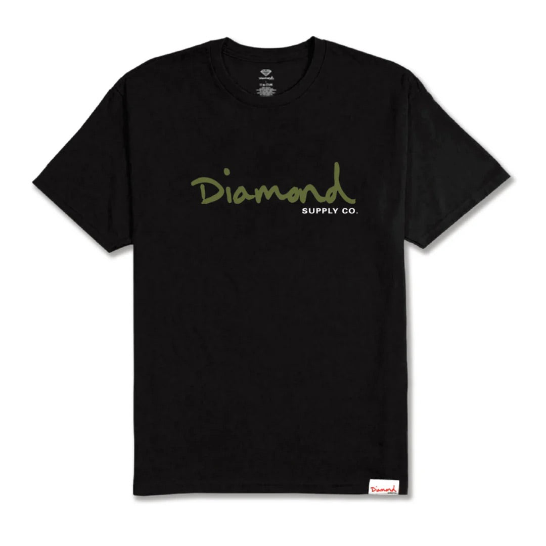 Polera Diamond OG SCRIPT Negra
