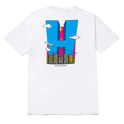 Polera HUF CITY HS WHITE