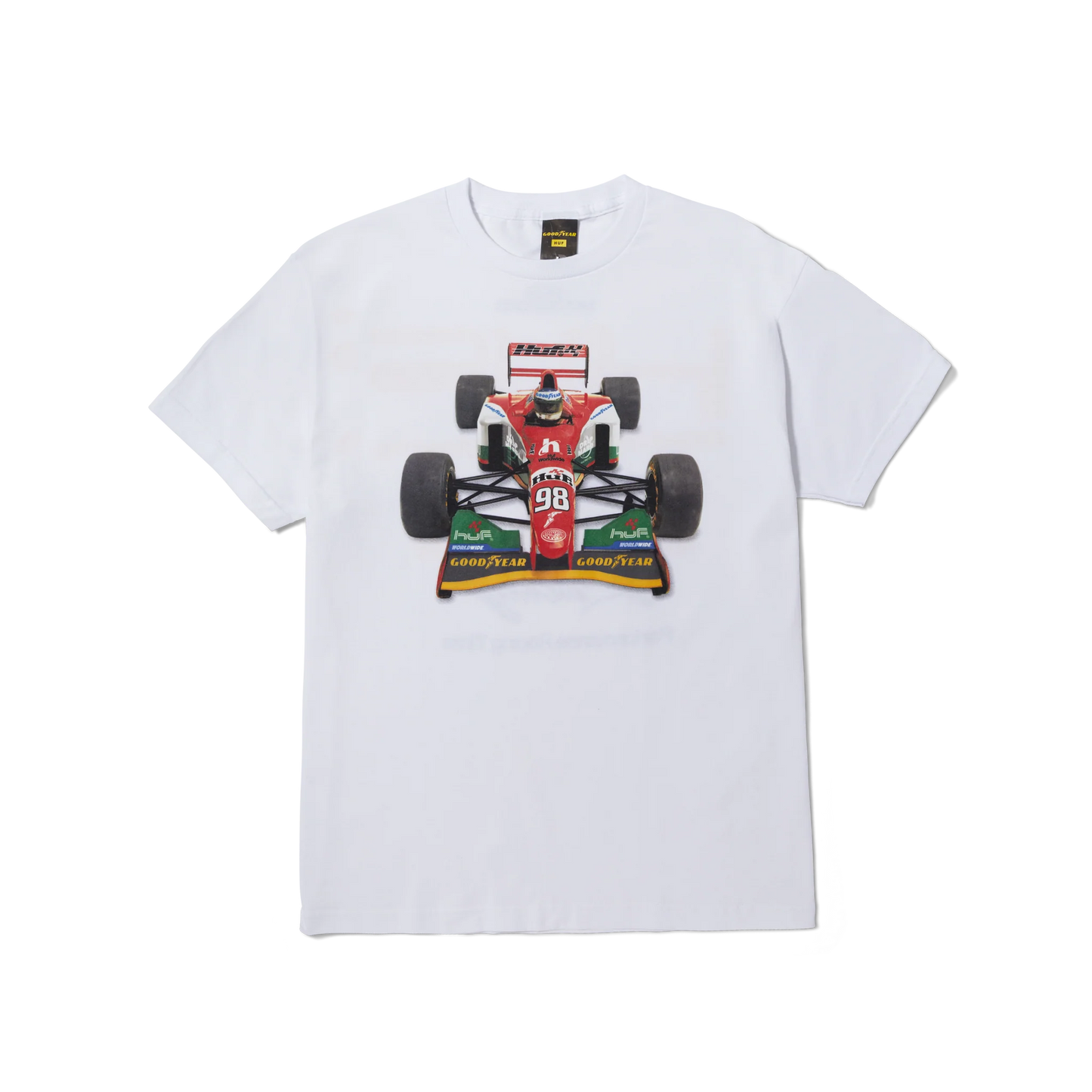 Polera HUF X GOODYEAR F1 Racing Team White