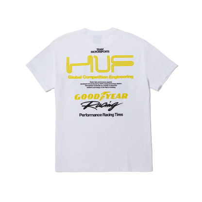 Polera HUF X GOODYEAR F1 Racing Team White