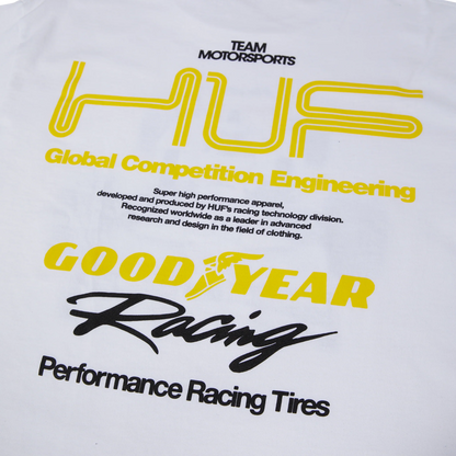 Polera HUF X GOODYEAR F1 Racing Team White