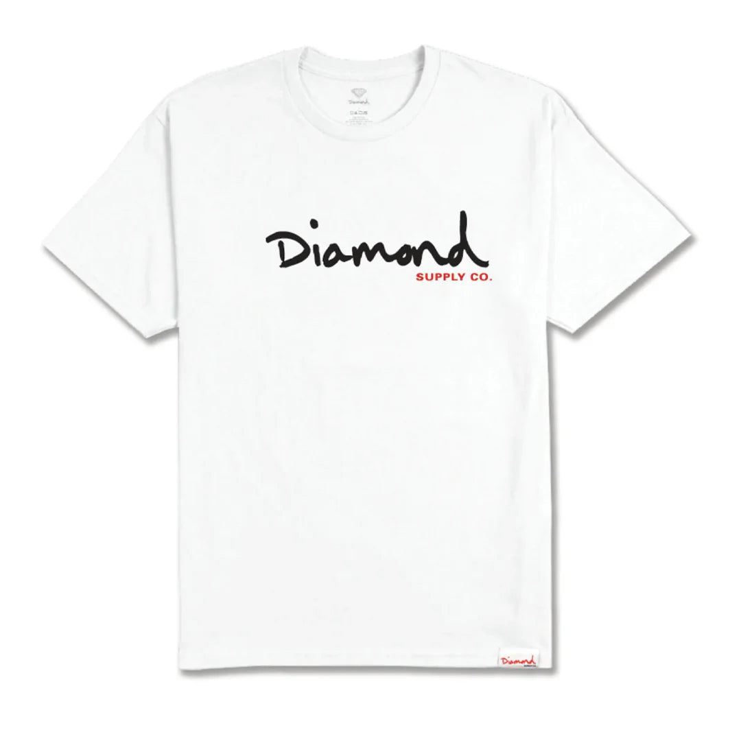 Polera Diamond OG SCRIPT Blanca