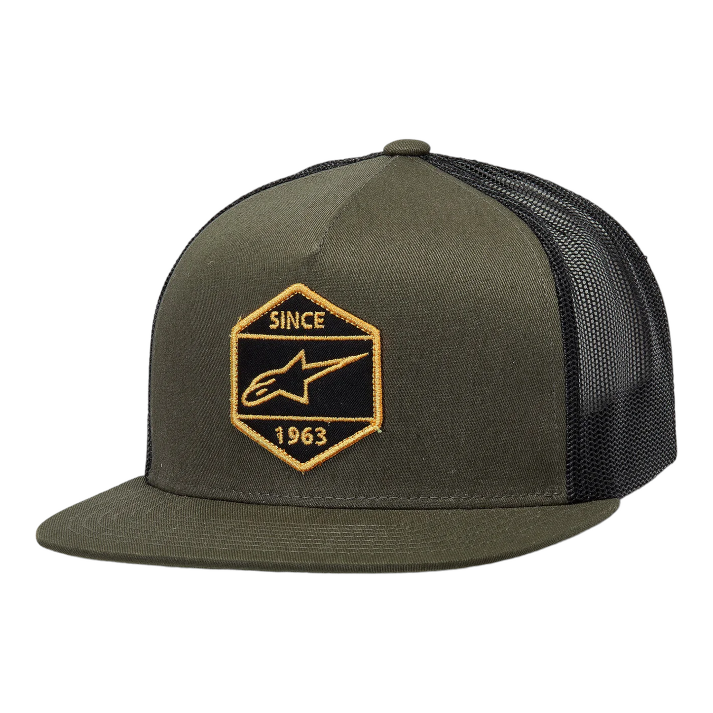 Snapback Bolt Trucker Alpinestars Verde