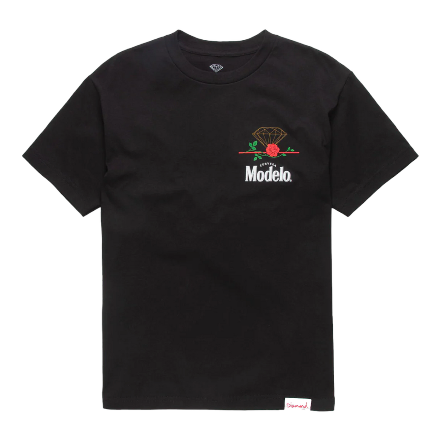 Polera Diamond x Cerveza Rose Negra