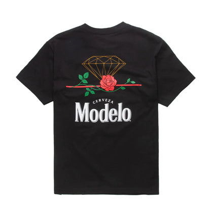 Polera Diamond x Cerveza Rose Negra